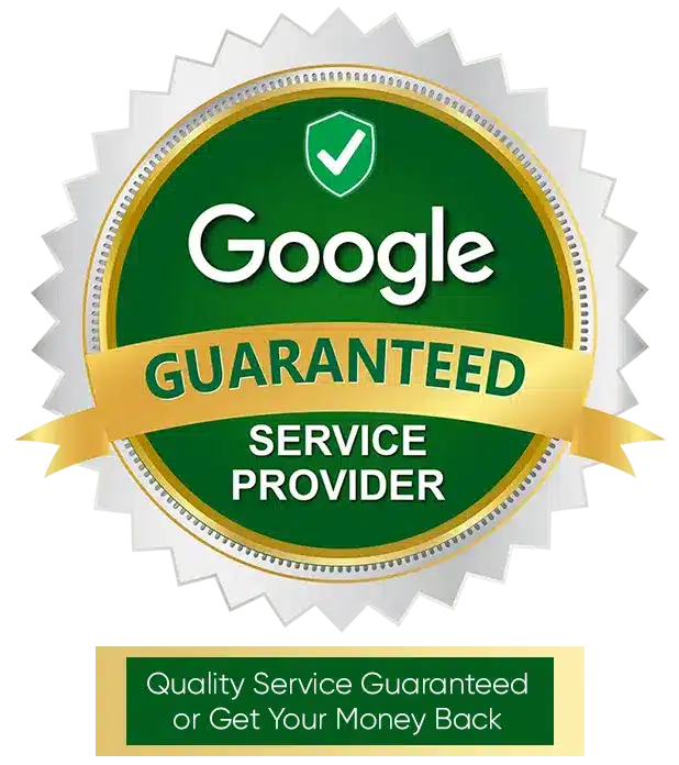 Google Guaranteed badge for paver installer in South Florida